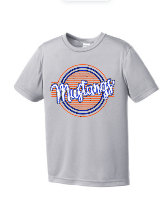 Mustang Circle short sleeve DRIFIT tee