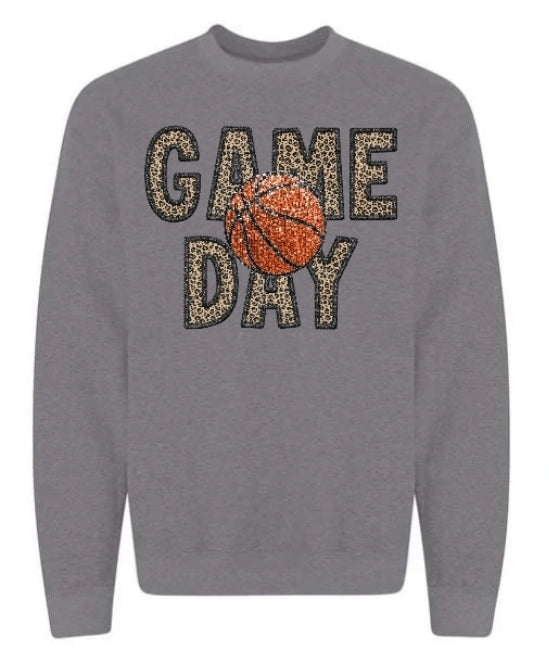 Basketball Game Day sweatshirt Gildan