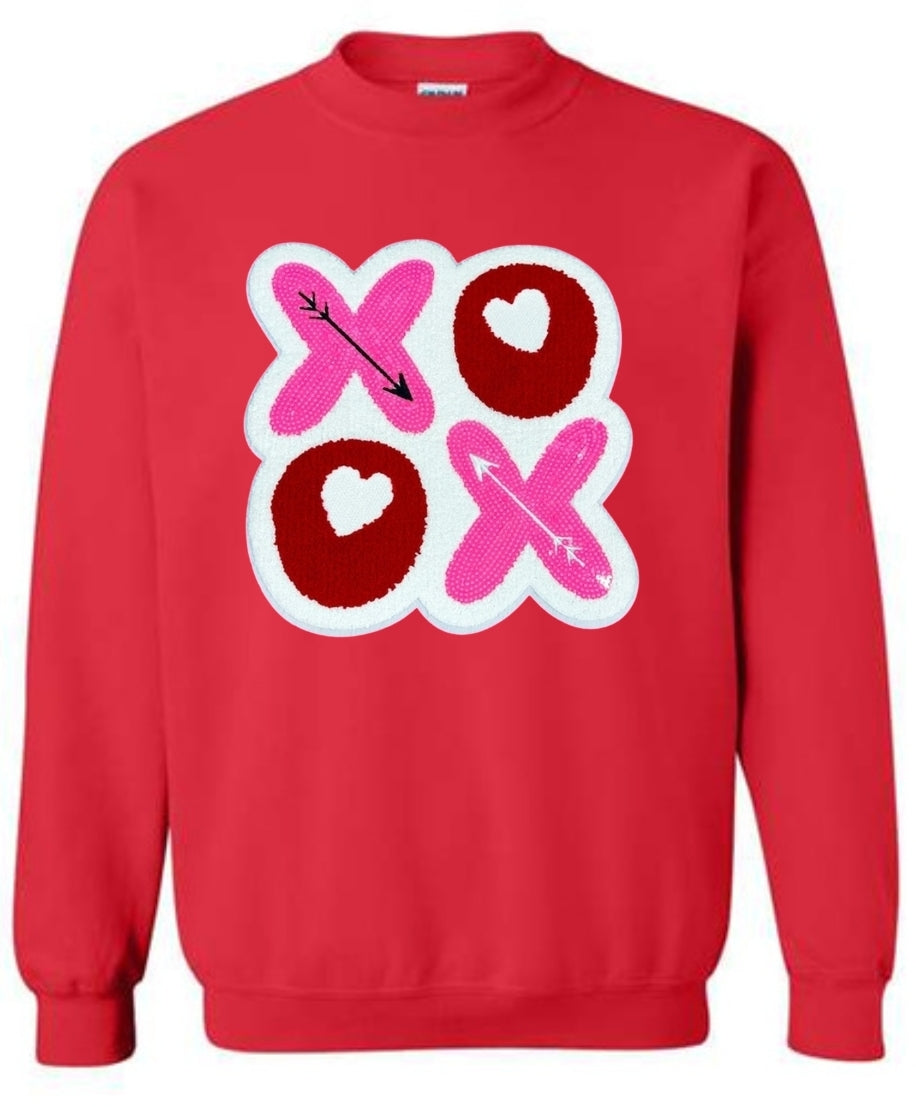 XOXO Chenille Patch Sweatshirt