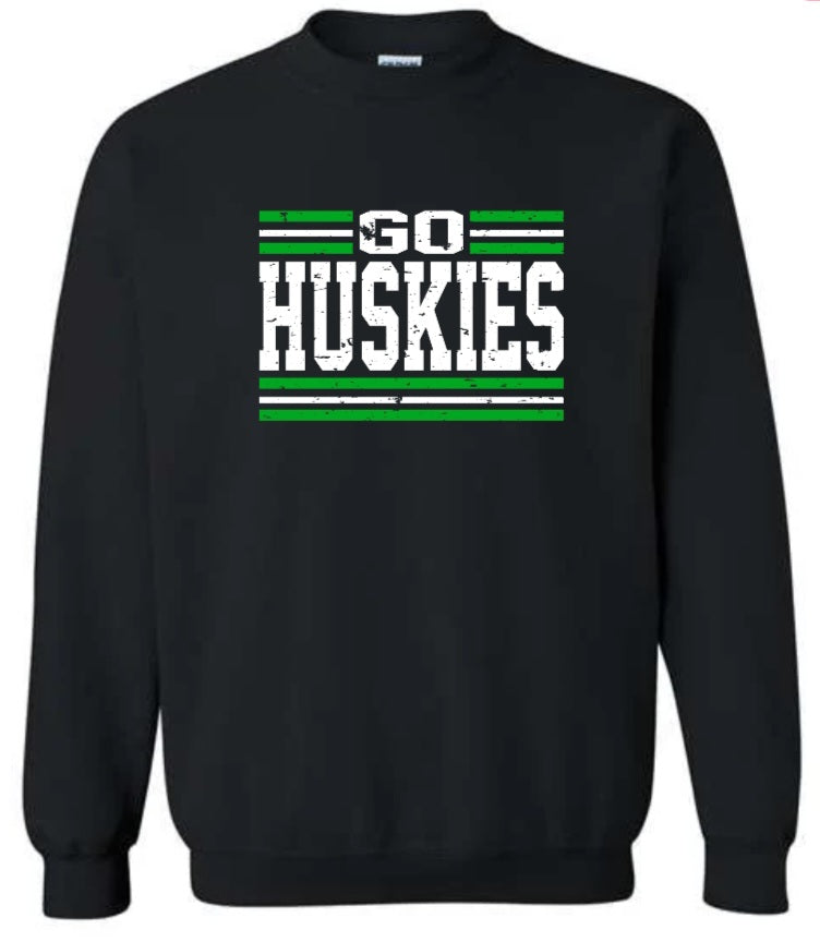 GO HUSKIES Sweatshirt-hoodie