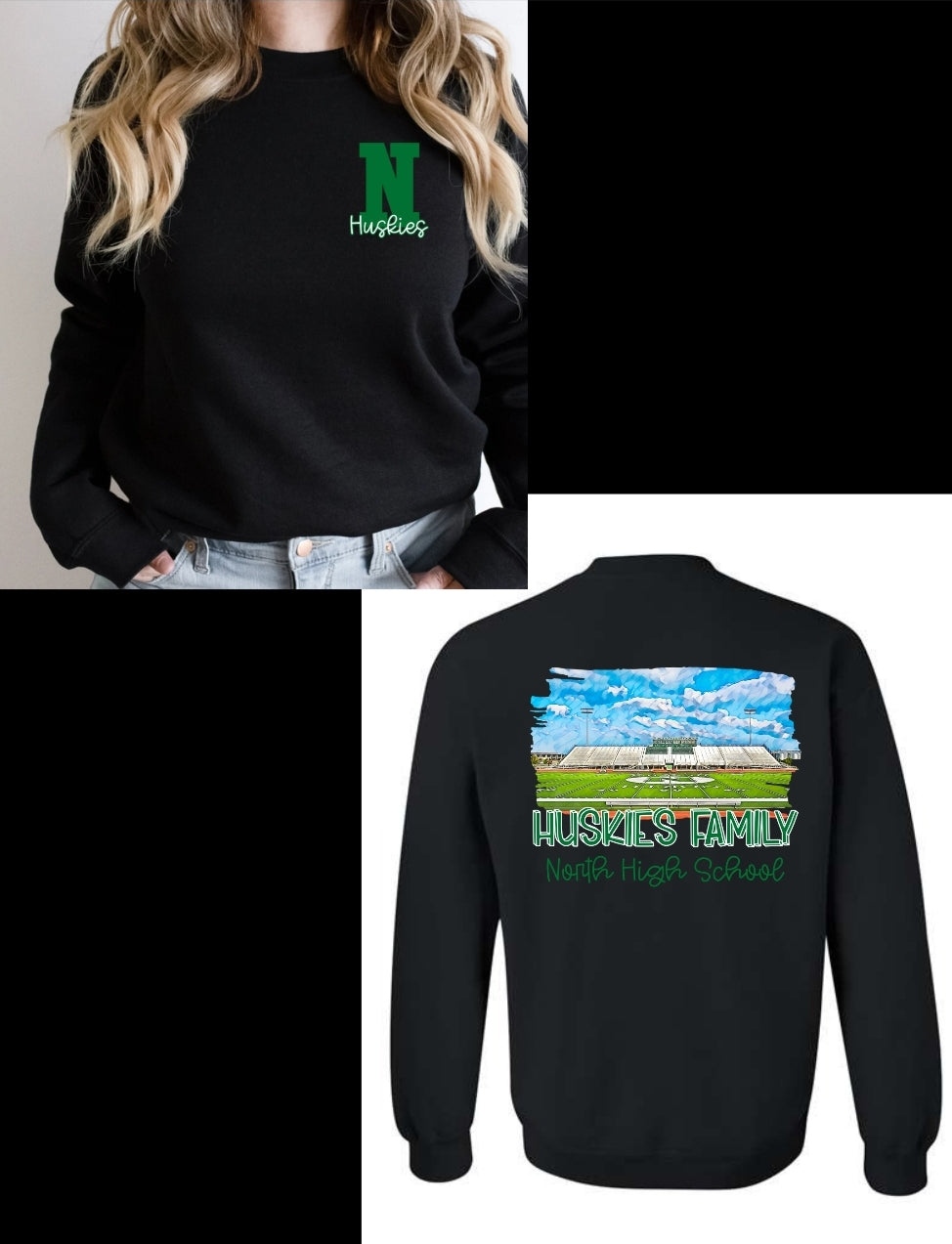 Huskies Family Sweatshirt and Hoodie