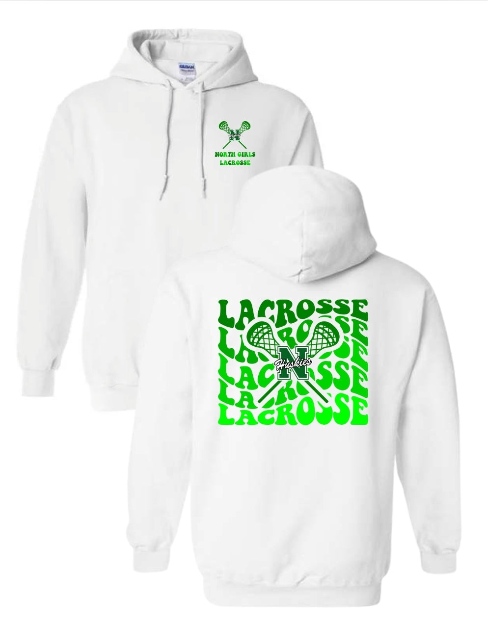 North Lacrosse Wavy Hoodie