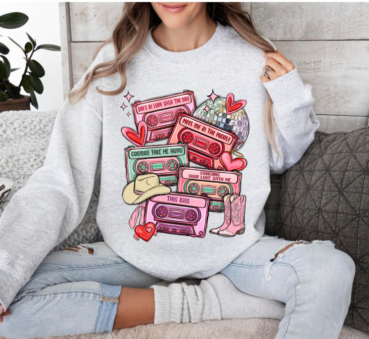Valentine Cassette Sweatshirt