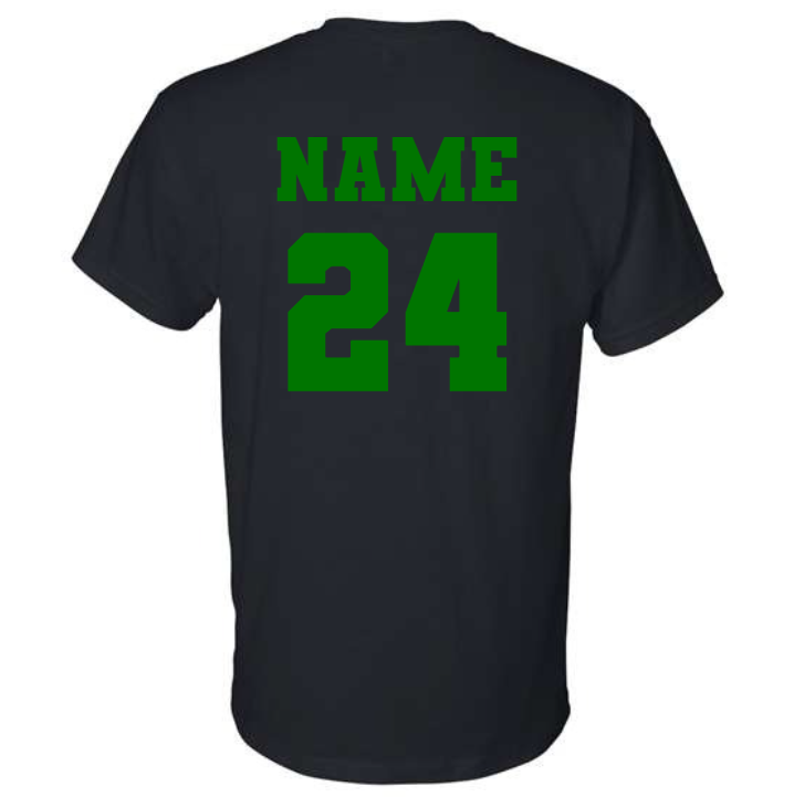 ADD NAME AND NUMBER ON BACK OF FAN SHIRT ( PLEASE PURCHSE SHIRT ALONG WITH THIS OPTION)