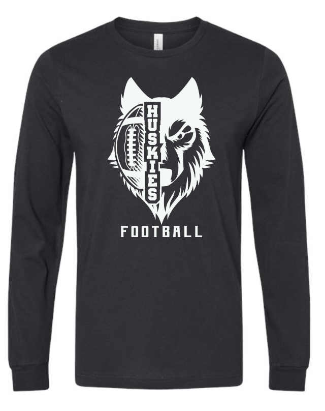 North Husky and Football Long Sleeve ADULT