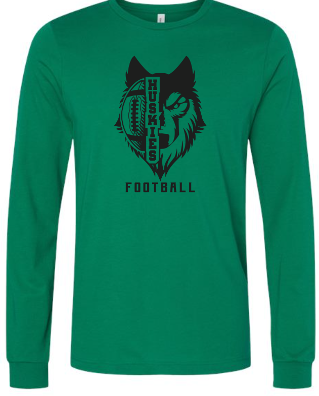 North Husky and Football Long Sleeve YOUTH