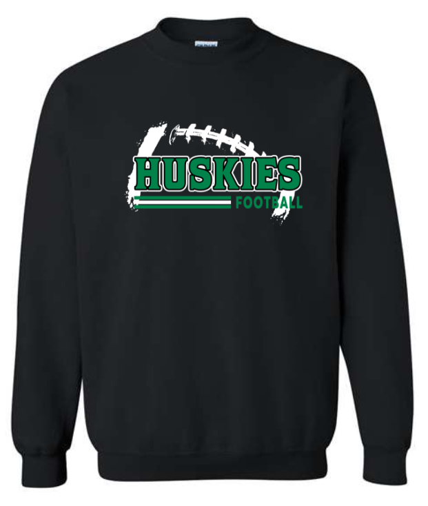 Huskies Football Crewneck Sweatshirt