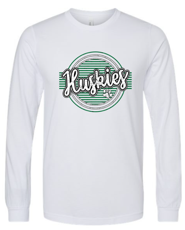 Huskies Circle Line Long Sleeve tee
