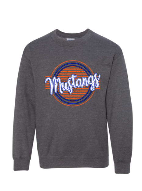 Mustang Circle Crewneck Sweatshirt
