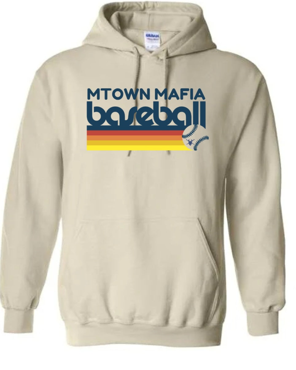 Mtown Mafia Baseball Retro Hoodie