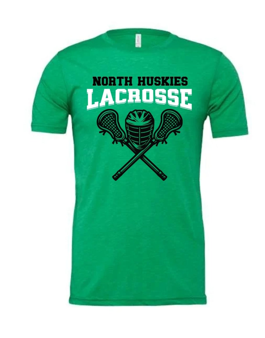 North Lacrosse Helmet and Sticks Tee
