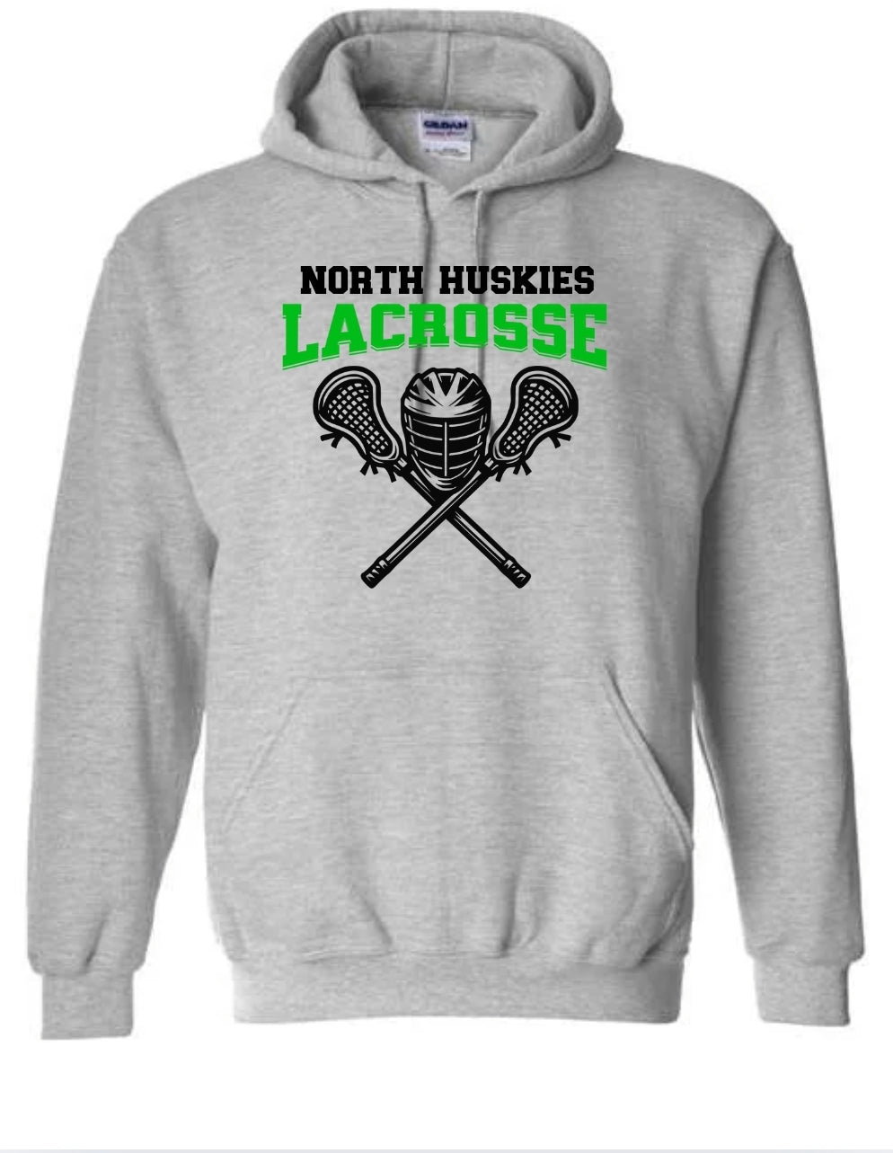 North Lacrosse Helmet and Sticks Hoodie