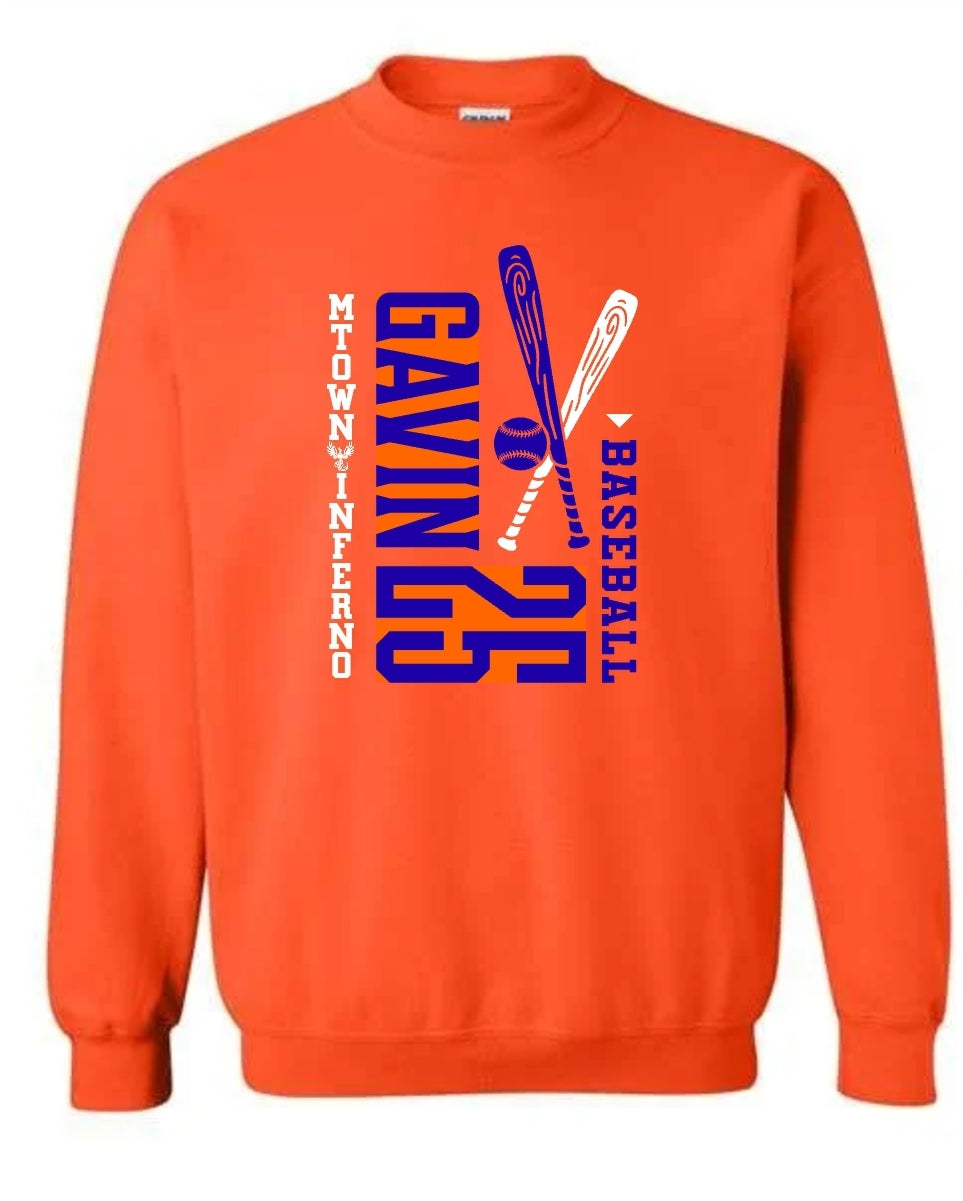 Mtown Inferno Name and Number Sweatshirt