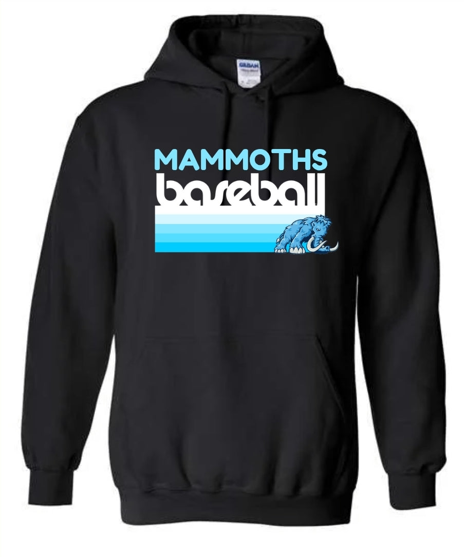 Mammoths Retro Baseball Hoodie