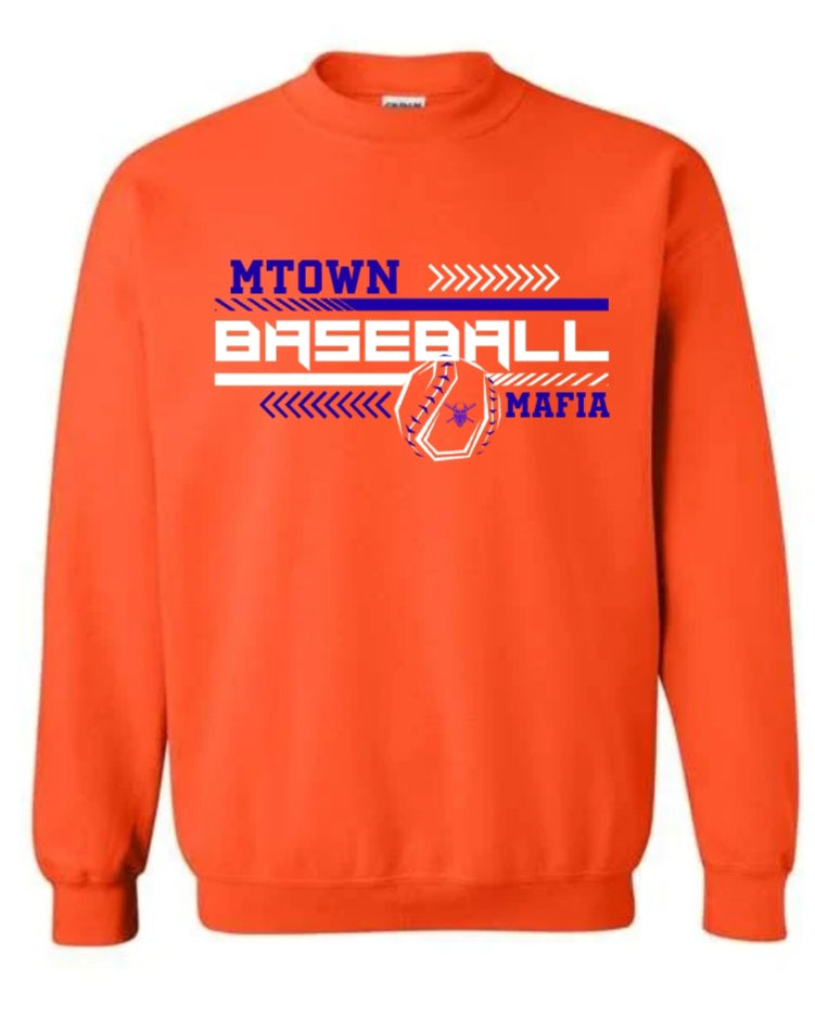 Mtown mafia Baseball Line Sweatshirt