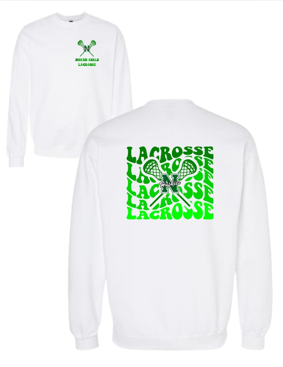 North Lacrosse Wavy Sweatshirt