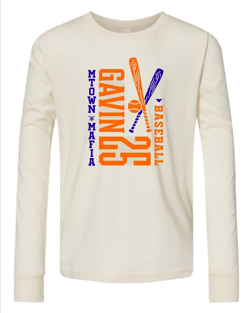 Mtown Mafia Name and Number Long Sleeve