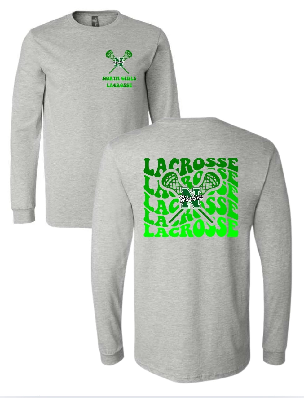 North Lacrosse Wavy Long Sleeve