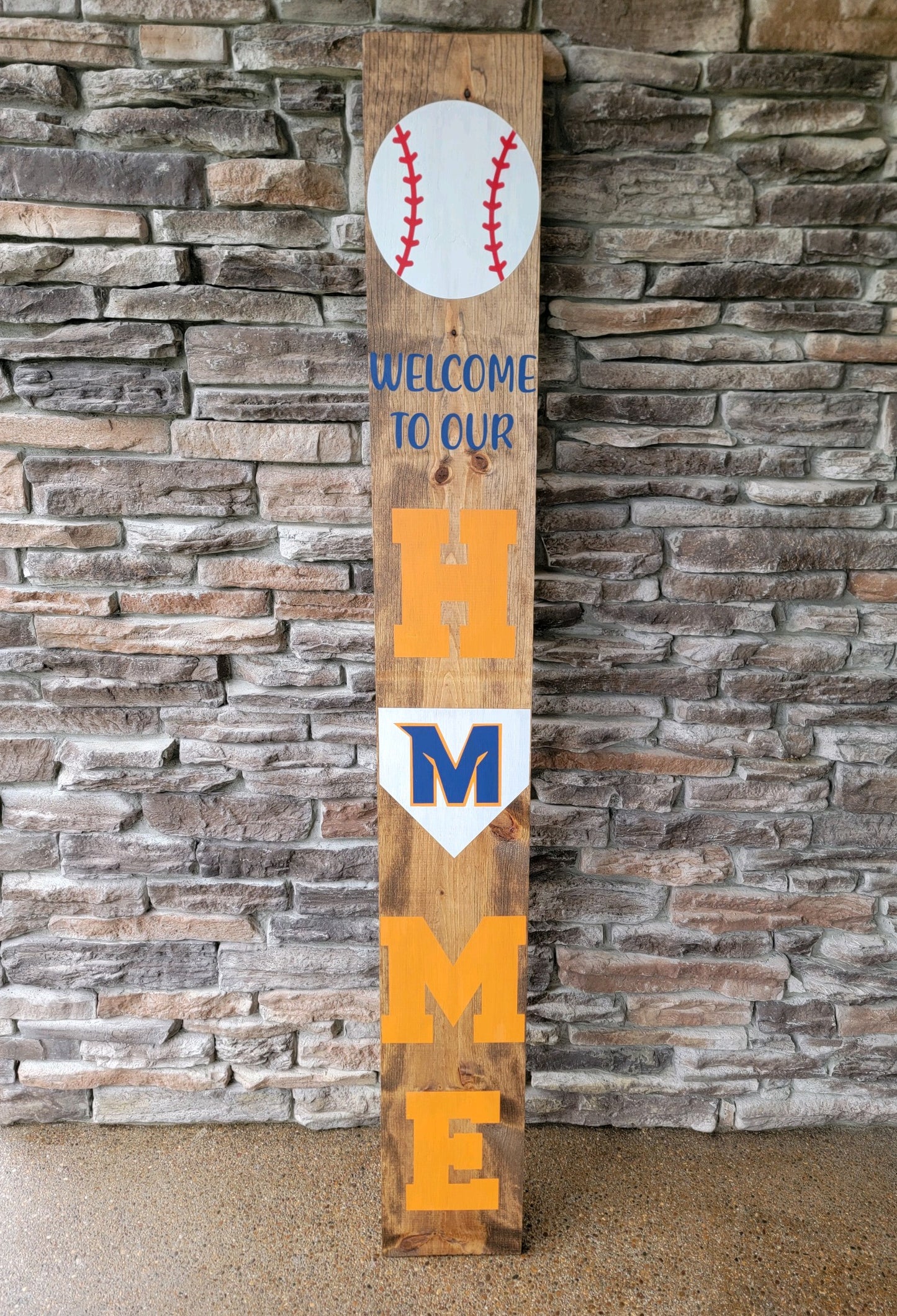 Mtown Painted Porch Sign