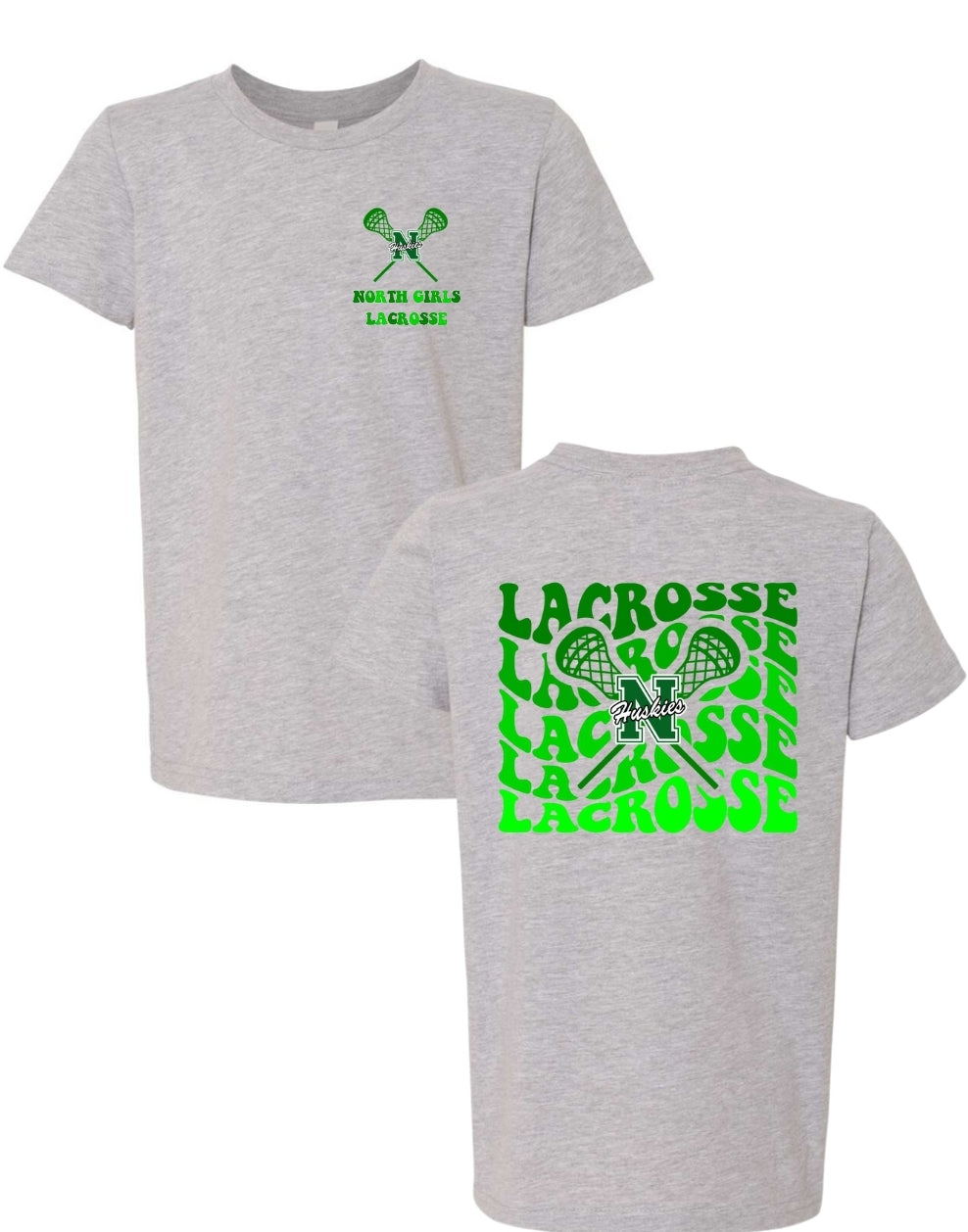 North Lacrosse Wavy Tee