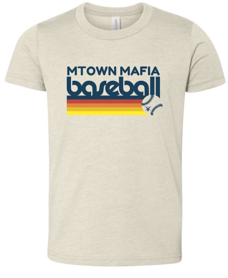 MTown Mafia Baseball Retro tee