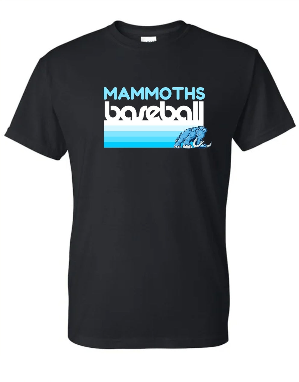 Mammoths Retro Baseball Tee