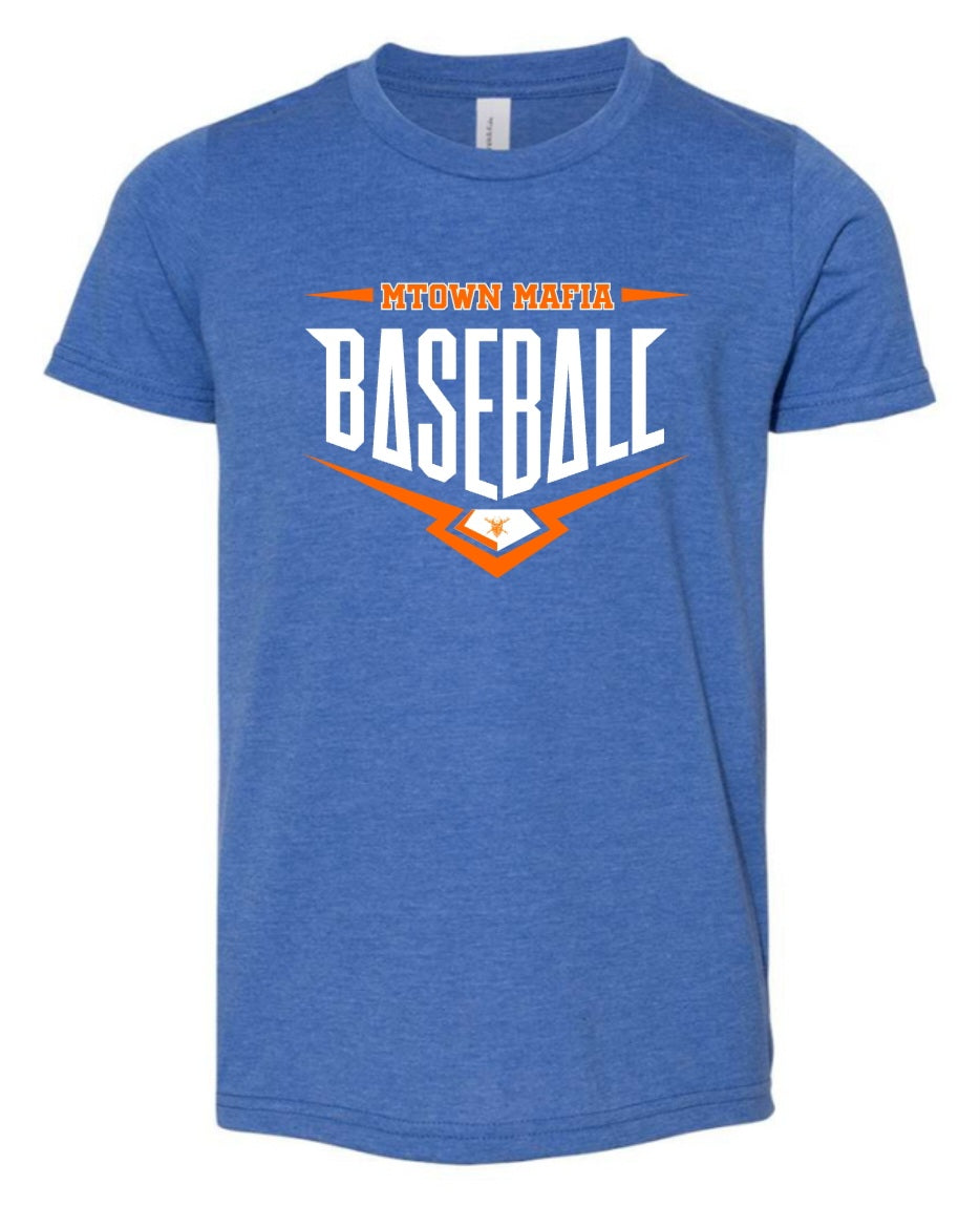 MTown Mafia Baseball Plate with Logo Tee