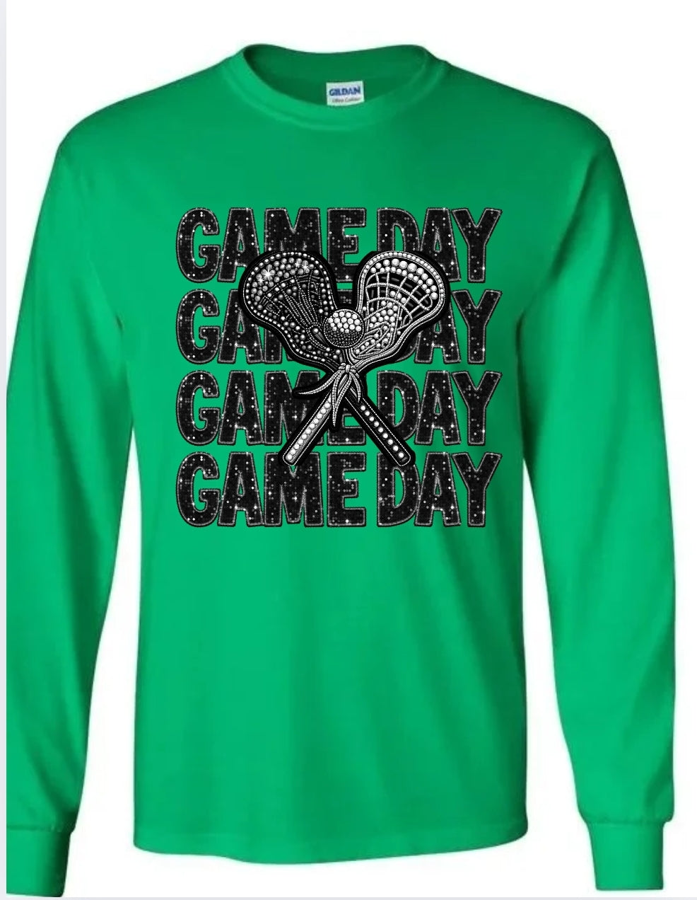 Game Day Sequin Long Sleeve Tee