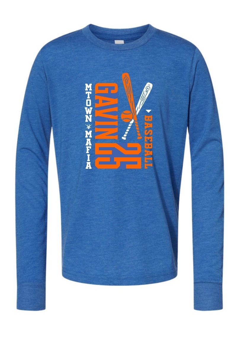 Mtown Mafia Name and Number Long Sleeve