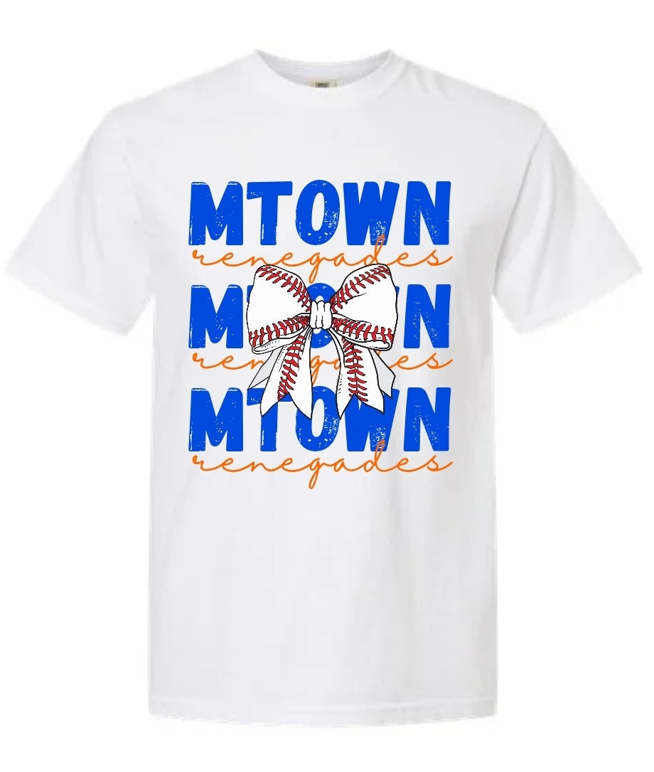 MTown Renegades Bow Tee