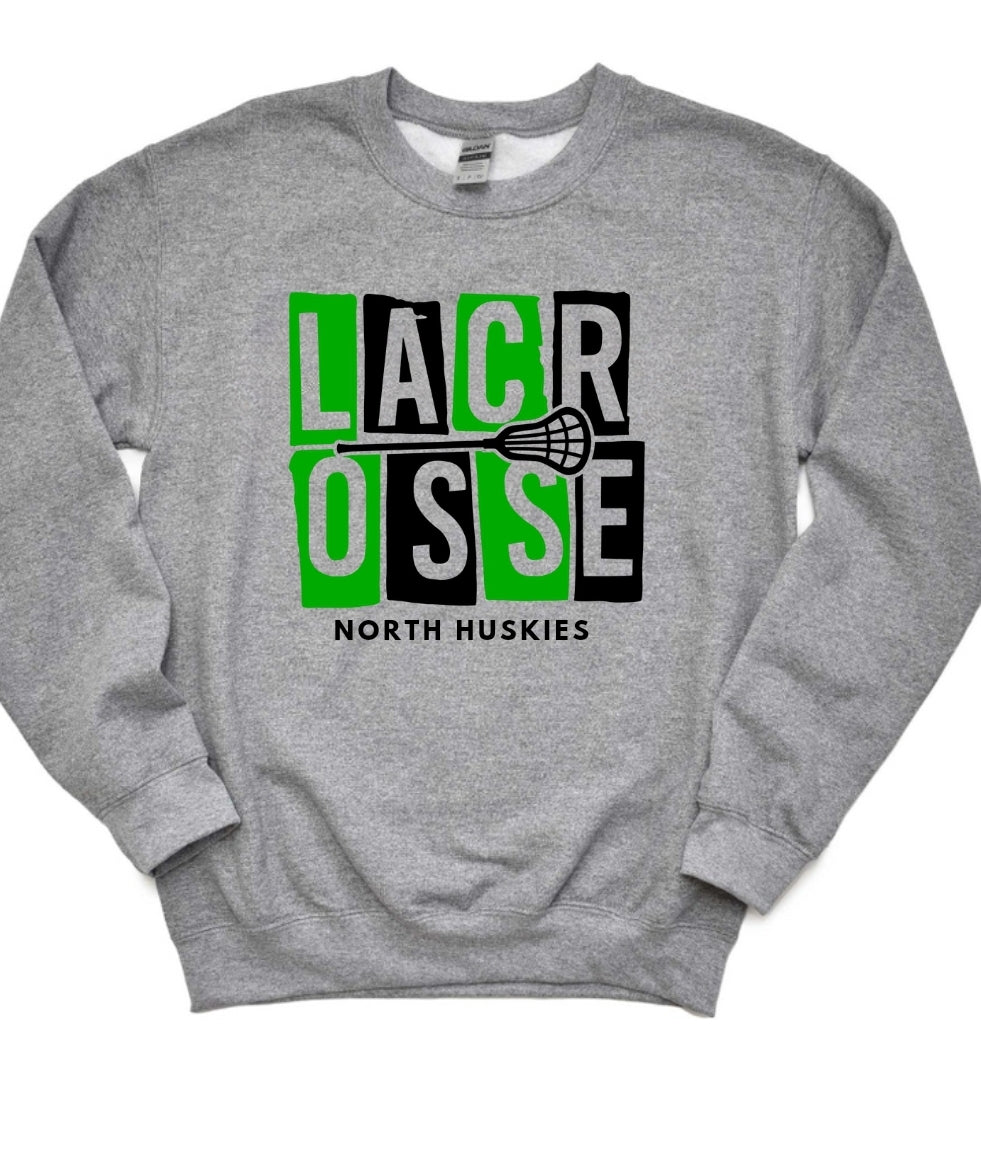 North Lacrosse Blocked Sweatshirt