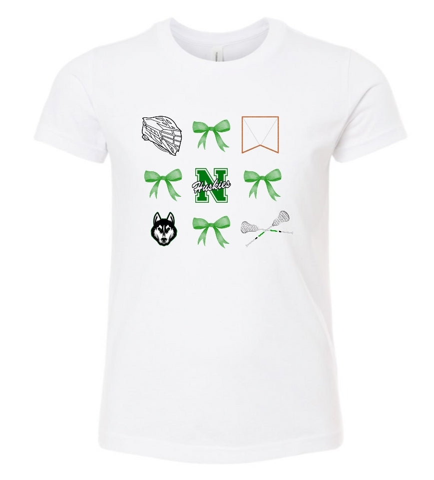 Huskies Lacrosse Coquette Tee