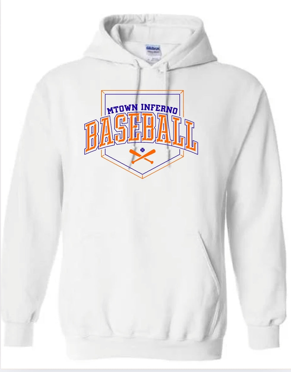 Mtown Inferno baseball plate Hoodie