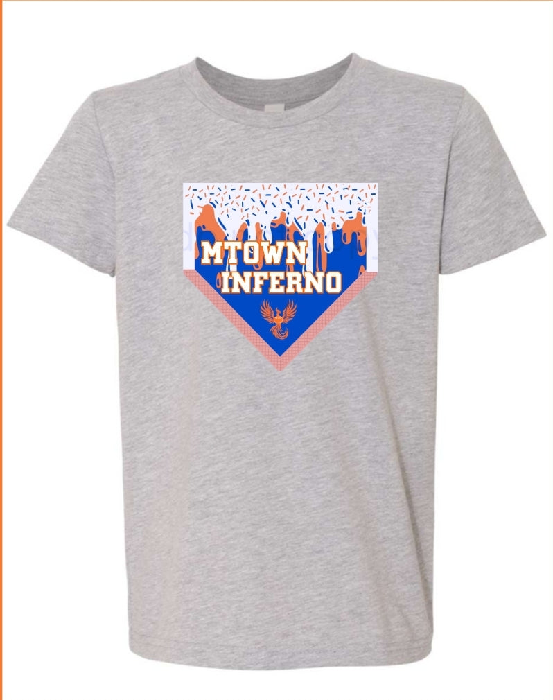 MTown Inferno drip Tee