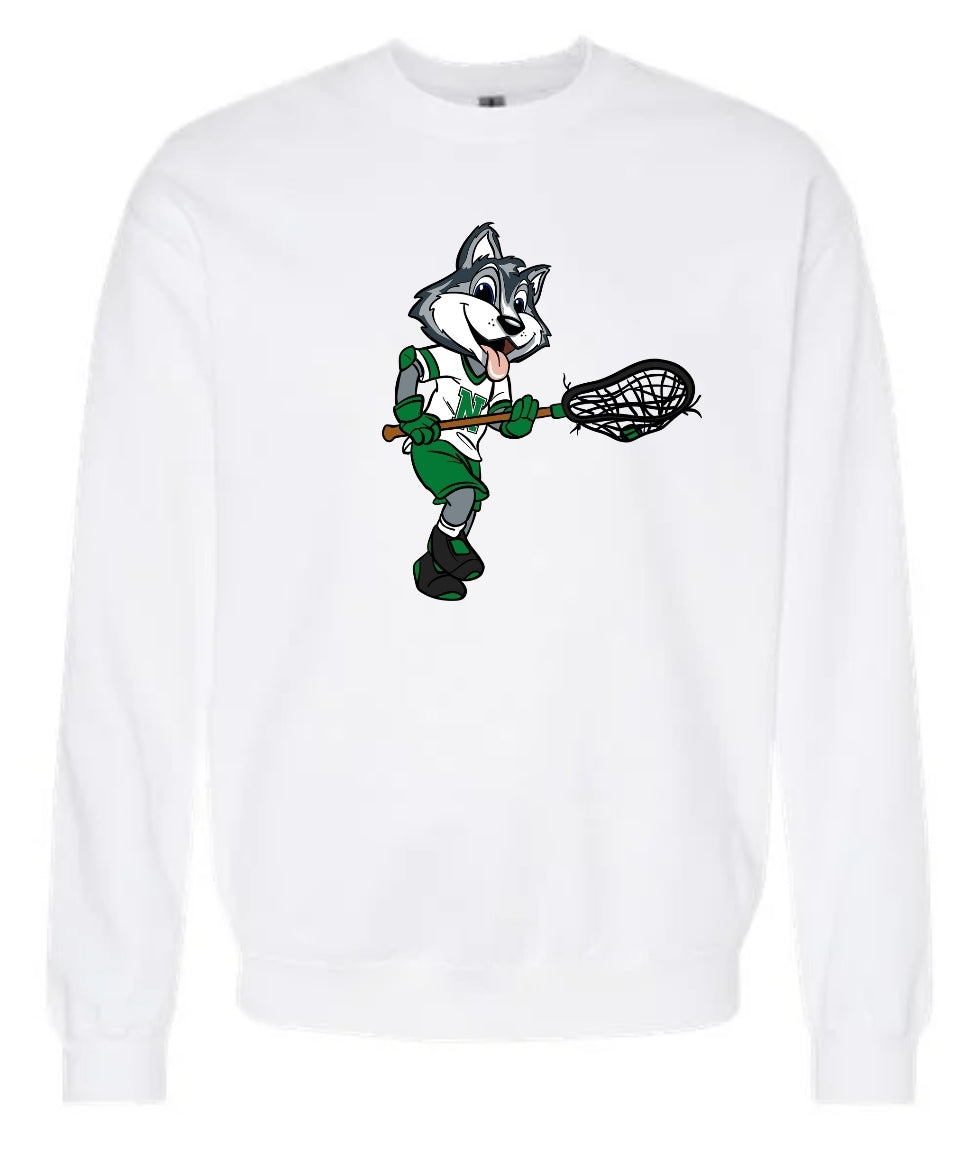 Huskies Lacrosse Dog Sweatshirt
