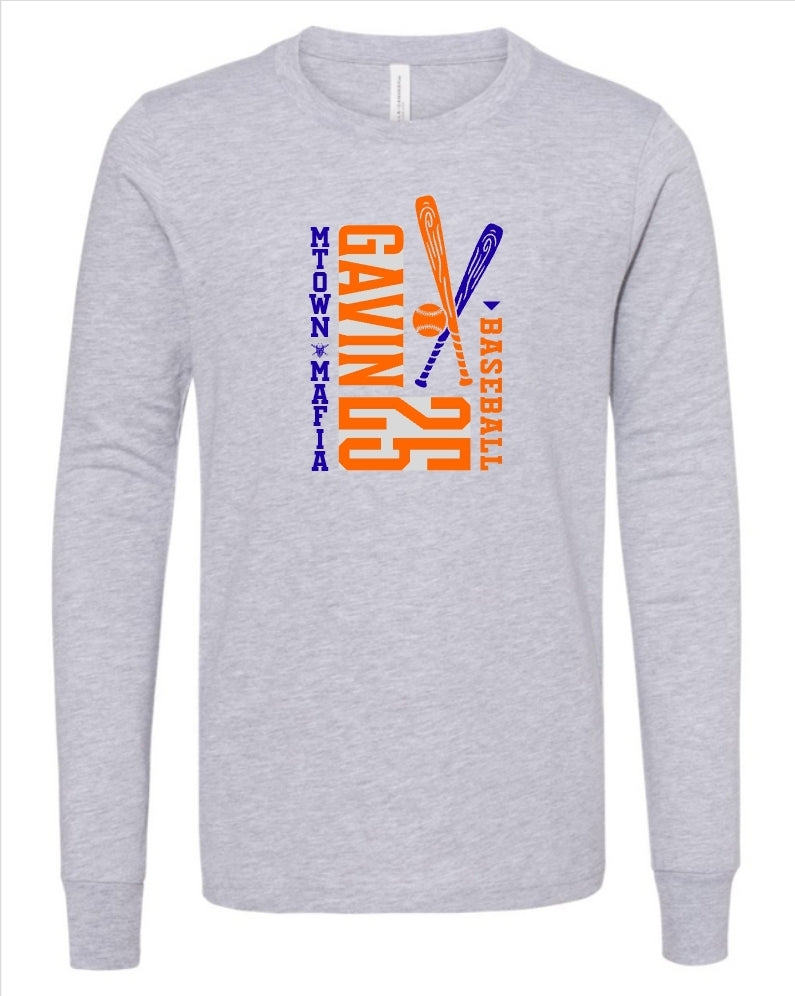 Mtown Mafia Name and Number Long Sleeve