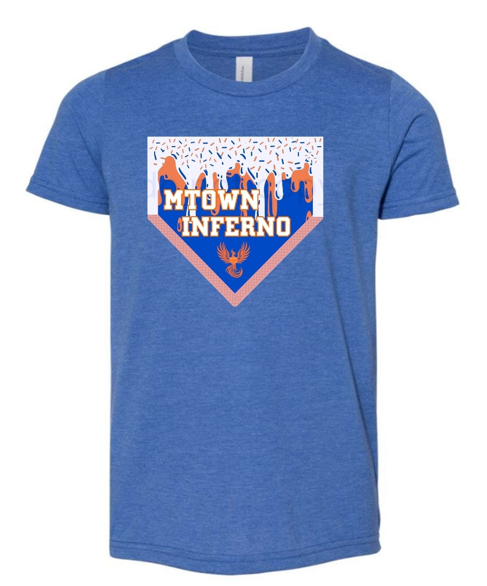 MTown Inferno drip Tee