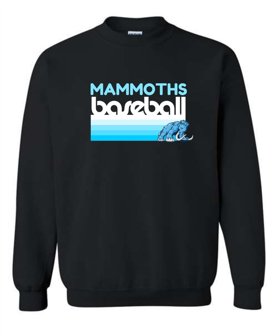 Mammoths Retro Baseball Sweatshirt