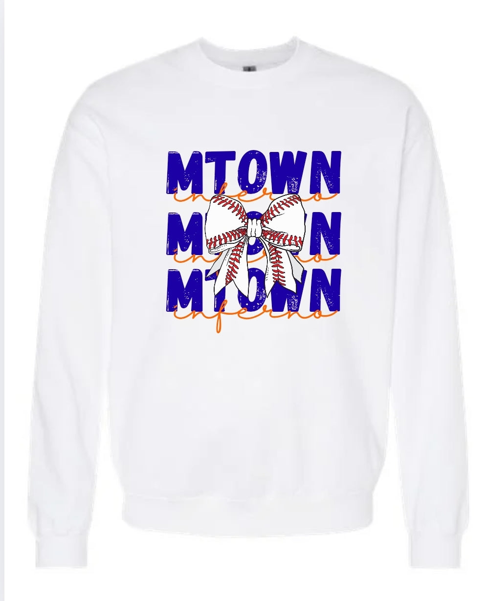Mtown Inferno Bow Sweatshirt