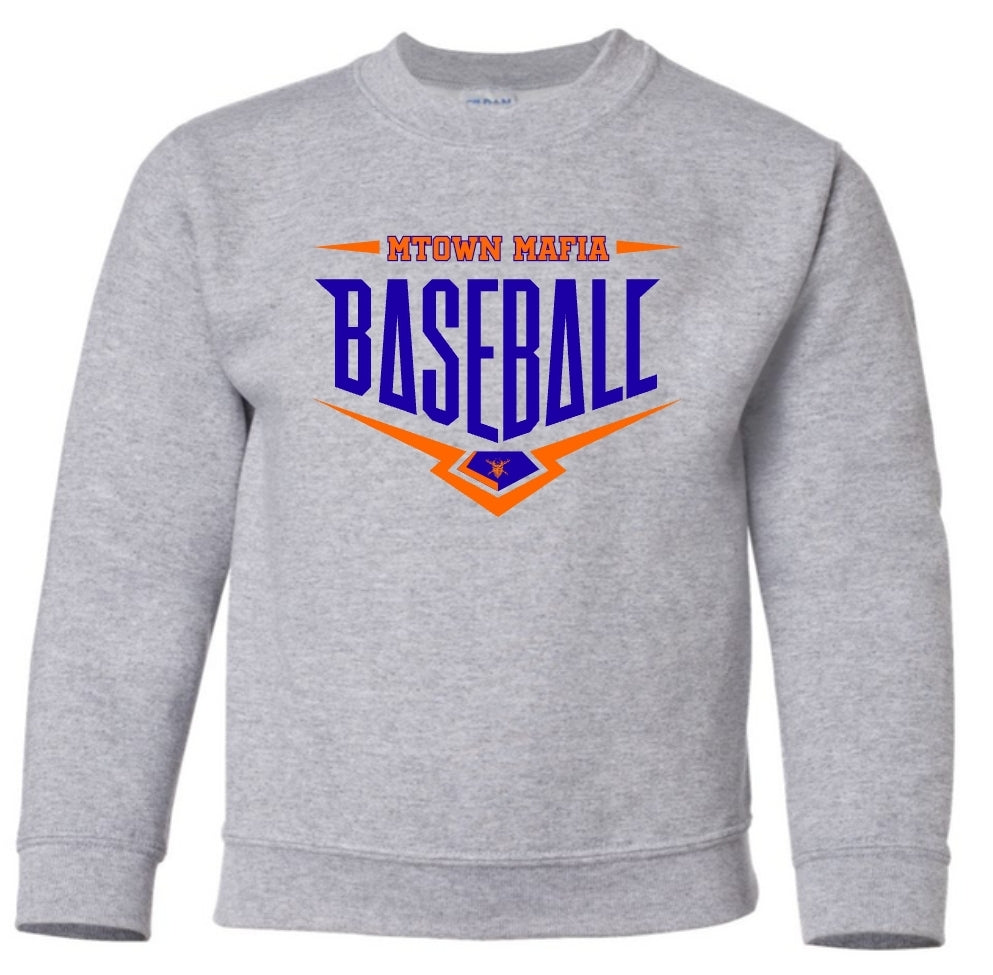 Mtown mafia Baseball Plate with Logo Sweatshirt