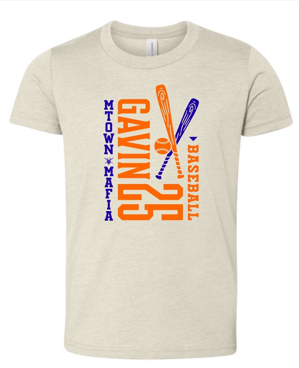 MTown Mafia Name and Number Tee