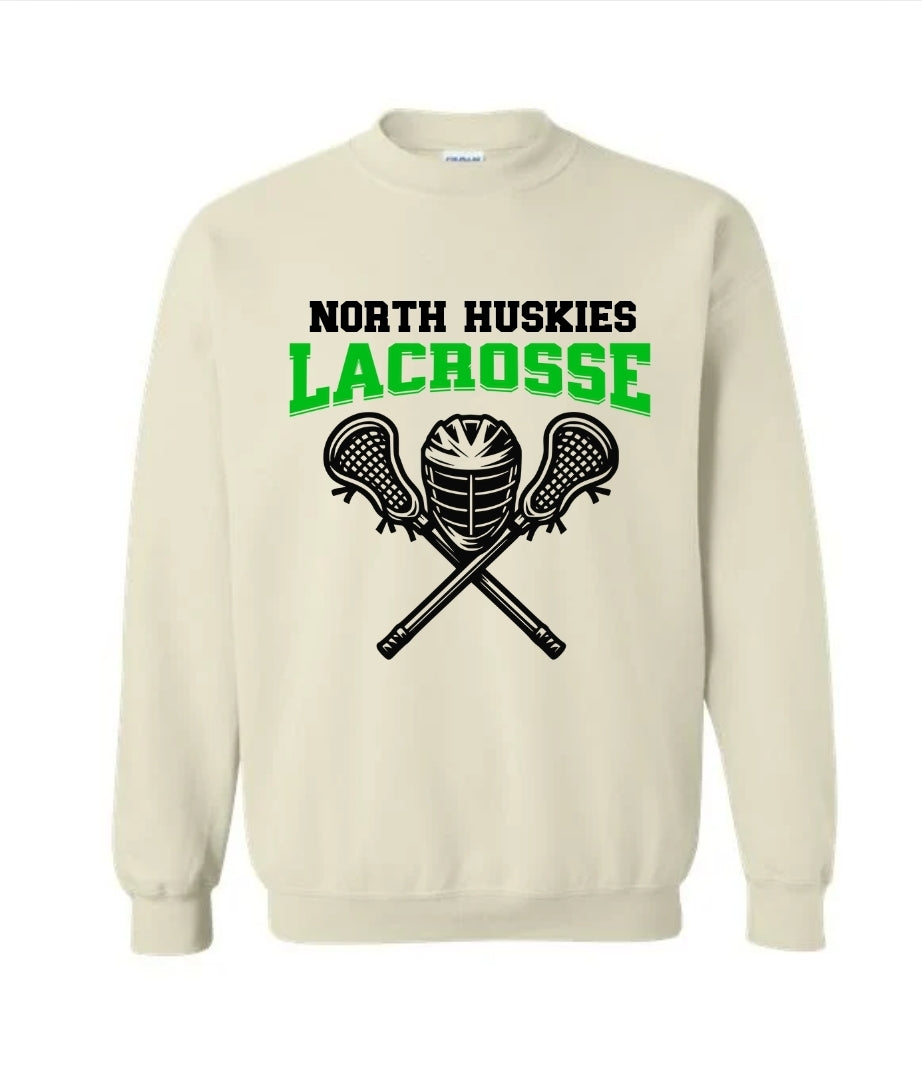 North Lacrosse Helmet and Sticks Sweatshirt