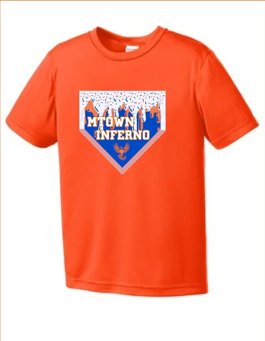 MTown Inferno drip Tee