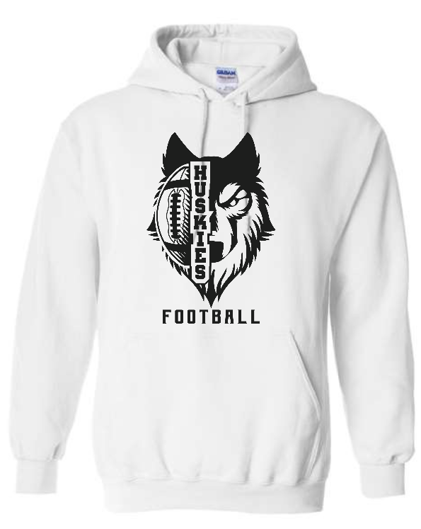 North Husky and Football Hoodie ADULT