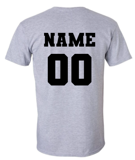 ADD NAME AND NUMBER ON BACK OF FAN SHIRT ( PLEASE PURCHSE SHIRT ALONG WITH THIS OPTION)