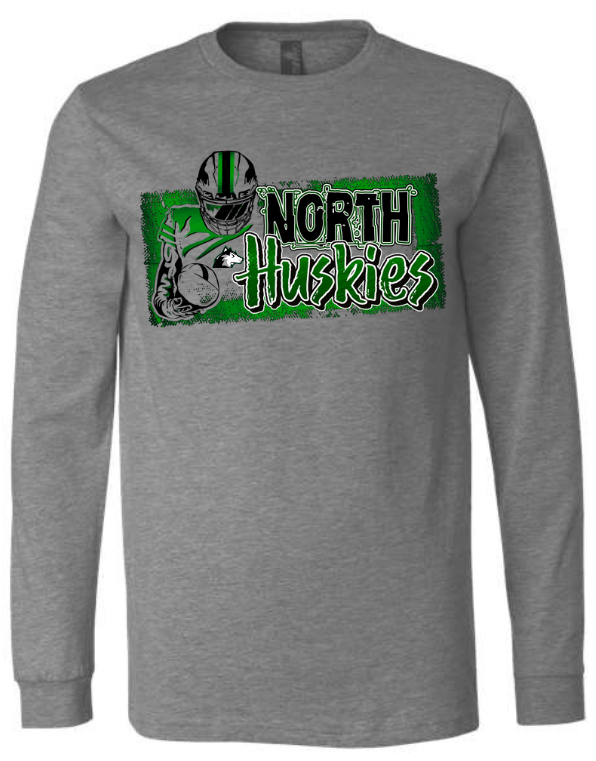 North Huskies Distressed Long Sleeve