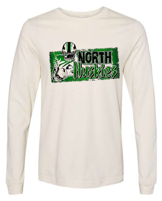 North Huskies Distressed Long Sleeve