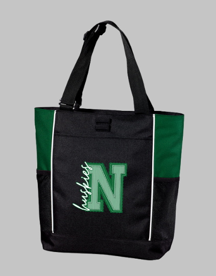 North Green and Black Tote