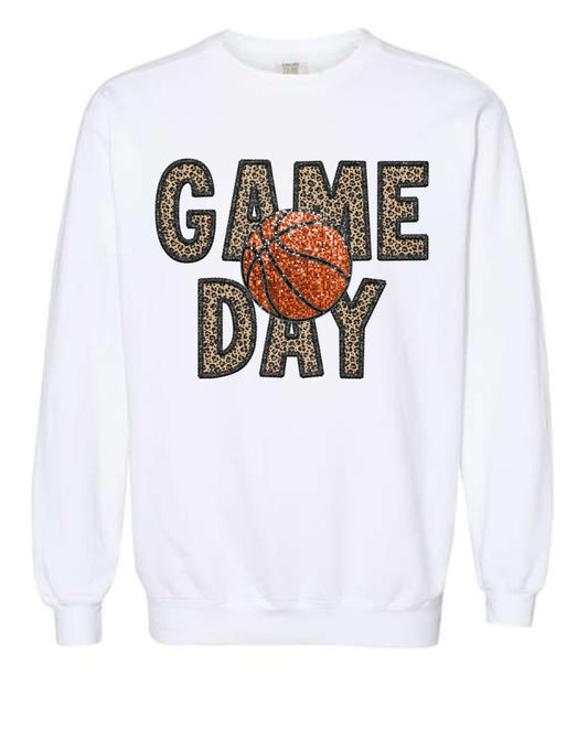 Basketball Game Day sweatshirt Comfort Colors