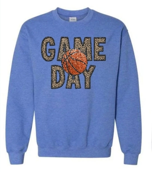 Basketball Game Day sweatshirt Gildan